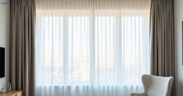 Restored vibrant drapes in tewantin QLD after Matty Curtain Cleaning